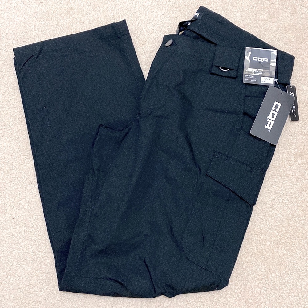 NWT CQR Women's Tactical Pants BLACK Size 12R